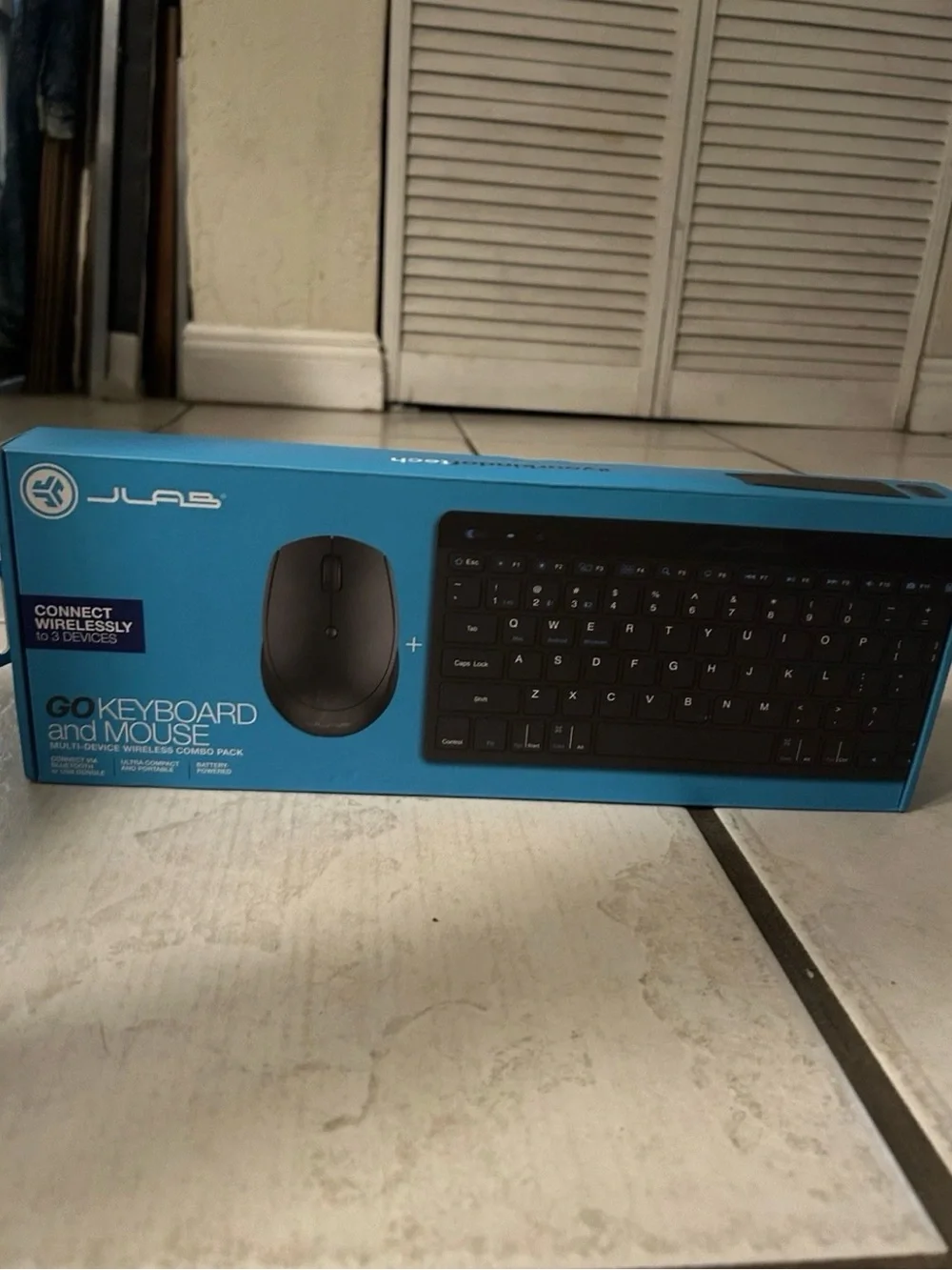 JLAB Wireless Black Keyboard and Mouse Combo